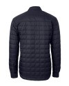 Carolina Panthers Americana Cutter & Buck Rainier Recycled Insulated Puffer Mens Full Zip Shirt Jacket Dark Navy Mannequin Back Thumbnail Image