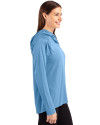 Cutter & Buck Coastline Epic Comfort Eco Recycled Womens Hooded Shirt ALS PROS_HG 1 Thumbnail Image