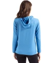 Kansas City Royals Cooperstown Cutter & Buck Coastline Epic Comfort Recycled Womens Hooded Shirt Digital Back Thumbnail Image