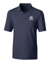 View image 7: Green Bay Packers Americana Cutter & Buck Forge Pencil Stripe Stretch Mens Polo Liberty Navy Mannequin
