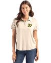 Athletics Cutter & Buck Coastline Epic Comfort Recycled Womens Polo Wheat Front Thumbnail Image