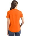 Denver Broncos Cutter & Buck Coastline Epic Comfort Recycled Womens Polo College Orange Back Thumbnail Image