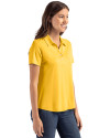 Green Bay Packers Cutter & Buck Coastline Epic Comfort Recycled Womens Polo College Gold Side Thumbnail Image