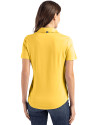 Pittsburgh Steelers Historic Cutter & Buck Coastline Epic Comfort Recycled Womens Polo College Gold Back Thumbnail Image