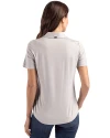 Grambling Tigers College Vault Cutter & Buck Coastline Epic Comfort Recycled Womens Polo CONCRETE Back Thumbnail Image
