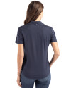 Dayton Flyers College Vault Cutter & Buck Coastline Epic Comfort Recycled Womens Polo Navy Blue Back Thumbnail Image