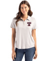 Texas A and M Aggies College Vault Cutter & Buck Coastline Epic Comfort Recycled Womens Polo CONCRETE Front Thumbnail Image