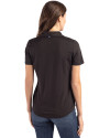 Colorado State Rams Cutter & Buck Coastline Epic Comfort Recycled Womens Polo Black Back Thumbnail Image
