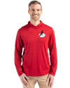 Arizona Cardinals Historic Cutter & Buck Coastline Epic Comfort Recycled Mens Hooded Shirt Cardinal Red Front Thumbnail Image