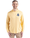 Hartford Yard Goats Cutter & Buck Coastline Epic Comfort Recycled Mens Hooded Shirt Desert Front Thumbnail Image