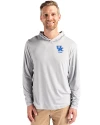 Kentucky Wildcats Alumni Cutter & Buck Coastline Epic Comfort Recycled Mens Hooded Shirt CONCRETE Front Thumbnail Image