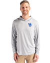 Kentucky Wildcats Alumni Cutter & Buck Coastline Epic Comfort Recycled Mens Hooded Shirt CONCRETE Front Thumbnail Image