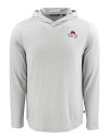 FSU Bobby Bowden Cutter & Buck Coastline Epic Comfort Recycled Mens Hooded Shirt CONCRETE Mannequin Thumbnail Image
