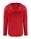 USC Trojans Cutter & Buck Coastline Epic Comfort Recycled Mens Hooded Shirt Cardinal Red Mannequin Back Thumbnail Image
