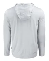 USC Trojans Cutter & Buck Coastline Epic Comfort Recycled Mens Hooded Shirt CONCRETE Mannequin Back Thumbnail Image