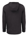 Oklahoma State Cowboys Wrestling Pete Cutter & Buck Coastline Epic Comfort Recycled Mens Hooded Shirt Black Mannequin Back Thumbnail Image