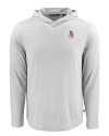 Oklahoma State Cowboys Wrestling Pete Cutter & Buck Coastline Epic Comfort Recycled Mens Hooded Shirt CONCRETE Mannequin Thumbnail Image