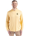 Idaho Vandals Cutter & Buck Coastline Epic Comfort Recycled Mens Hooded Shirt Desert Front Thumbnail Image