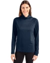 Cutter & Buck Coastline Epic Comfort Eco Recycled Womens Funnel Neck NVBU PRO_HG 1 Thumbnail Image