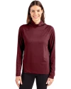 Cutter & Buck Coastline Epic Comfort Eco Recycled Womens Funnel Neck BRD PRO_HG 1 Thumbnail Image