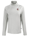 Louisville Cardinals College Vault Cutter & Buck Coastline Epic Comfort Recycled Womens Funnel Neck CONCRETE Mannequin Thumbnail Image