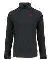Nebraska Cornhuskers College Vault Cutter & Buck Coastline Epic Comfort Recycled Womens Funnel Neck Black Mannequin Thumbnail Image