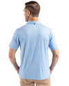 Tampa Bay Rays Cutter & Buck Coastline Epic Comfort Recycled Mens Polo Atlas Light Blue Back Thumbnail Image