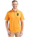 San Francisco Giants Cutter & Buck Coastline Epic Comfort Recycled Mens Polo Orange Burst Front Thumbnail Image