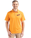 Detroit Tigers Cooperstown Cutter & Buck Coastline Epic Comfort Recycled Mens Polo Orange Burst Front Thumbnail Image
