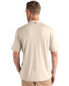 Grambling Tigers College Vault Cutter & Buck Coastline Epic Comfort Recycled Mens Polo Wheat Back Thumbnail Image