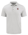 Louisville Cardinals College Vault Cutter & Buck Coastline Epic Comfort Recycled Mens Polo CONCRETE Mannequin Thumbnail Image