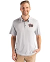 Norfolk Tides Cutter & Buck Coastline Epic Comfort Recycled Mens Polo CONCRETE Front Thumbnail Image