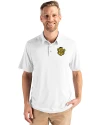 View image 16: Missouri Tigers College Vault Cutter & Buck Coastline Recycled Double Peached Mens Polo White Front