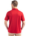 Philadelphia Phillies Stars & Stripes Cutter & Buck Coastline Epic Comfort Recycled Mens Polo Cardinal Red Back Thumbnail Image