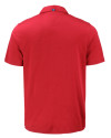 Carolina Panthers Americana Cutter & Buck Coastline Epic Comfort Recycled Mens Polo Cardinal Red Mannequin Back Thumbnail Image