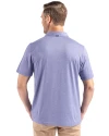 Texas Christian Horned Frogs College Vault Cutter & Buck Coastline Epic Comfort Recycled Mens Polo Hyacinth Back Thumbnail Image