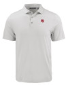Nebraska Cornhuskers College Vault Cutter & Buck Coastline Epic Comfort Recycled Mens Polo CONCRETE Mannequin Thumbnail Image