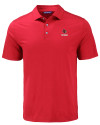 Louisville Cardinals Alumni Cutter & Buck Coastline Epic Comfort Recycled Mens Polo Cardinal Red Mannequin Thumbnail Image