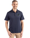 Tennessee Titans NFL Helmet Cutter & Buck Coastline Epic Comfort Recycled Mens Polo Navy Blue Front Thumbnail Image