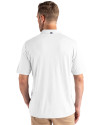 Vanderbilt Commodores College Vault Cutter & Buck Coastline Epic Comfort Recycled Mens Polo White Back Thumbnail Image