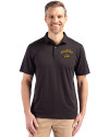 Seattle Mariners City Connect Cutter & Buck Coastline Epic Comfort Recycled Mens Polo Black Front Thumbnail Image