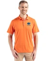 Florida Gators Alumni Cutter & Buck Coastline Epic Comfort Recycled Mens Polo College Orange Front Thumbnail Image