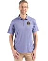 East Carolina Pirates Cutter & Buck Coastline Epic Comfort Recycled Mens Polo Hyacinth Front Thumbnail Image