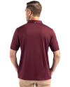 Harvard Crimson Cutter & Buck Coastline Epic Comfort Recycled Mens Polo Bordeaux Back Thumbnail Image