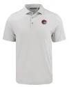 Winston-Salem State Rams Cutter & Buck Coastline Epic Comfort Recycled Mens Polo CONCRETE Mannequin Thumbnail Image