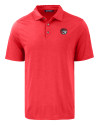 Winston-Salem State Rams Cutter & Buck Coastline Epic Comfort Recycled Mens Polo Red Mannequin Thumbnail Image