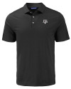 Texas A&M Aggies Cutter & Buck Coastline Epic Comfort Recycled Mens Polo Black Mannequin Thumbnail Image
