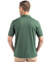 Miami Hurricanes Cutter & Buck Coastline Epic Comfort Recycled Mens Polo Hunter Green Back Thumbnail Image