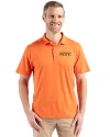 UOP Tigers Cutter & Buck Coastline Epic Comfort Recycled Mens Polo College Orange Front Thumbnail Image