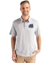 Old Dominion Monarchs College Vault - Cutter & Buck Coastline Epic Comfort Recycled Mens Polo CONCRETE Front Thumbnail Image